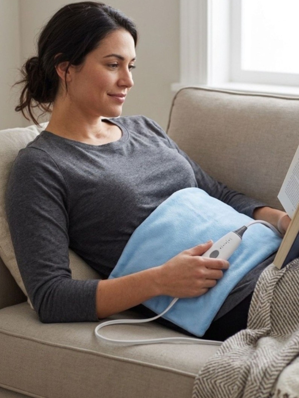 Walgreens Soft Light Blue Electric Heating Pad